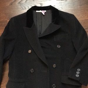 1980s Perry Ellis Black Coat